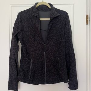 Lululemon Black Cheetah Define Jacket